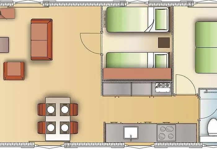 Campingplatz Ostsee Mobilheime Heideby Waabs